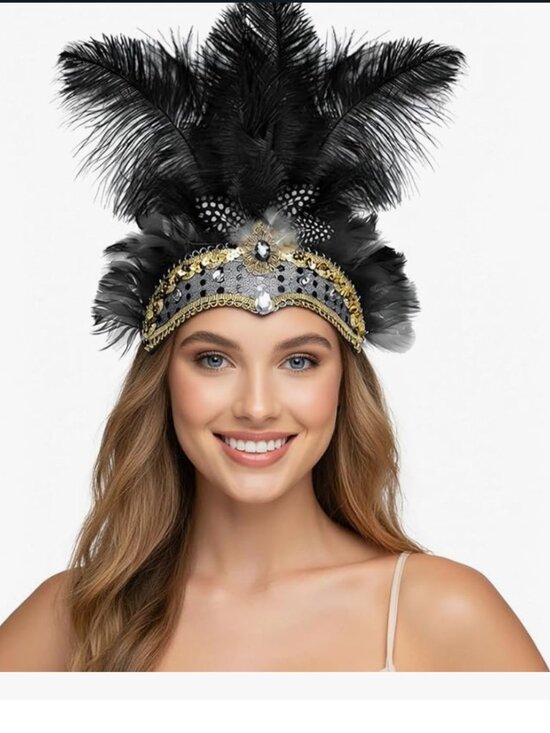 Showgirl Feather Headpiece